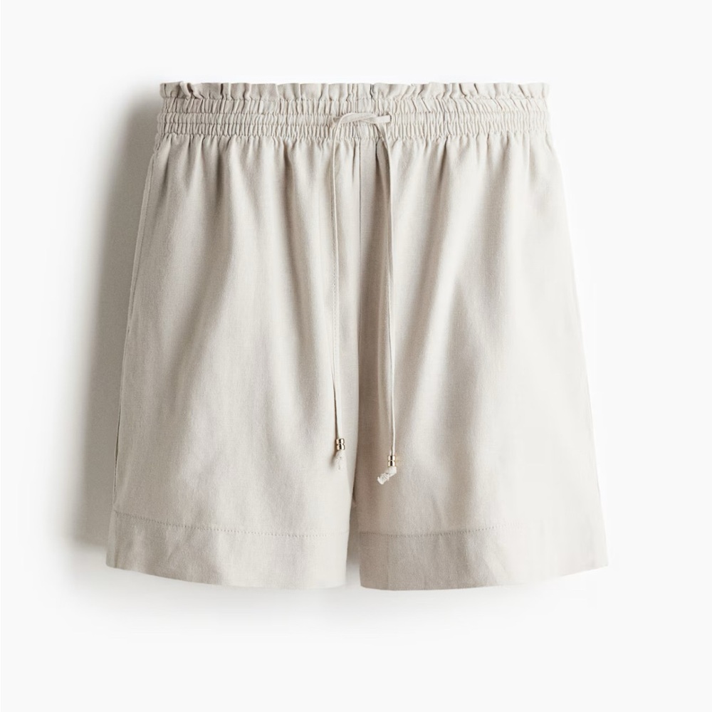 Linen Blend Shorts NWOT